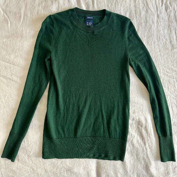 Merino Wool Crewneck Sweater - Picture 1 of 2